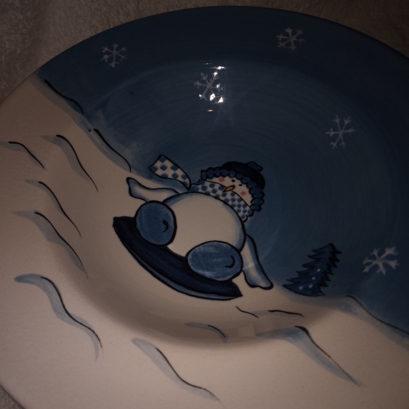 4 Piece Snowman Soup Bowls - Picture 4 of 6